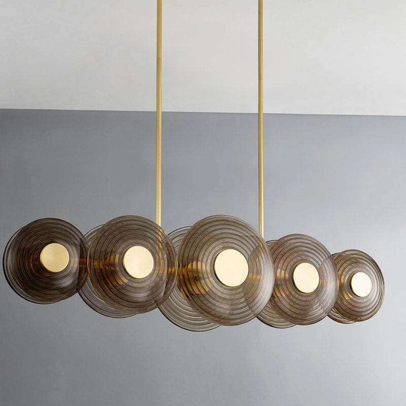 10 - Light Kitchen Island Linear LED Pendant