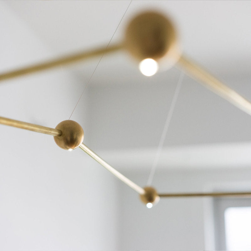 11 - Light Unique Geometric Chandelier