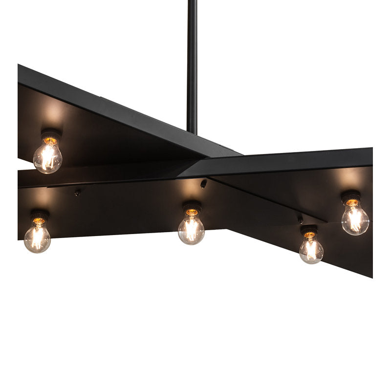 120" Long Caldero 17 Light Oblong Pendant