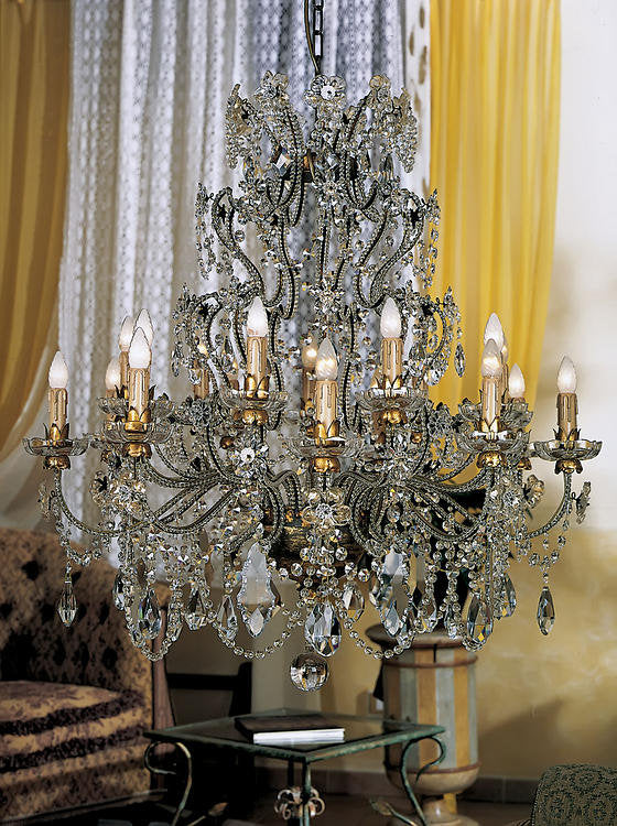 18 - Light Candle Style Empire Chandelier