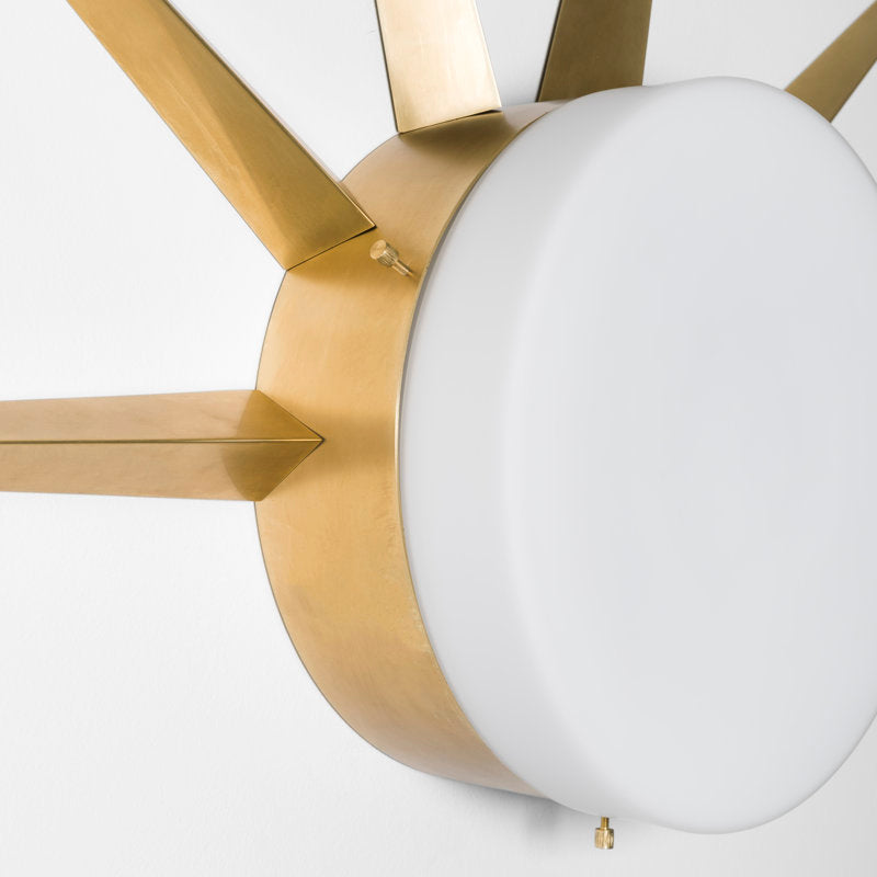1 - Light LED Flush Mounted Sconce