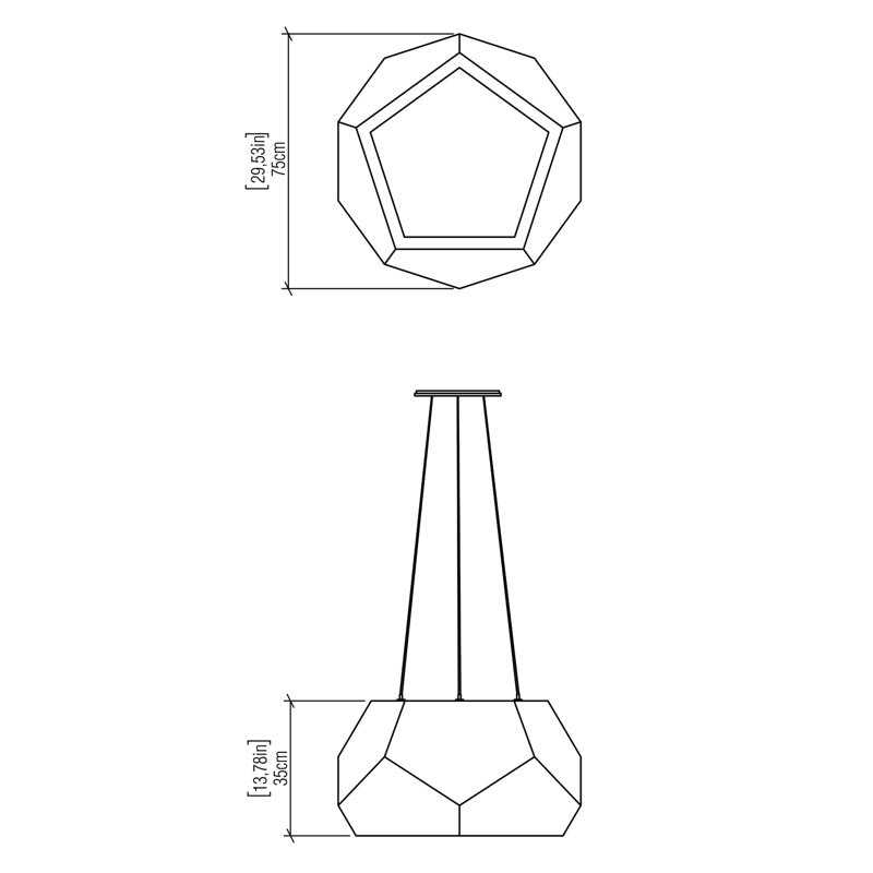 1 - Light LED Pendant