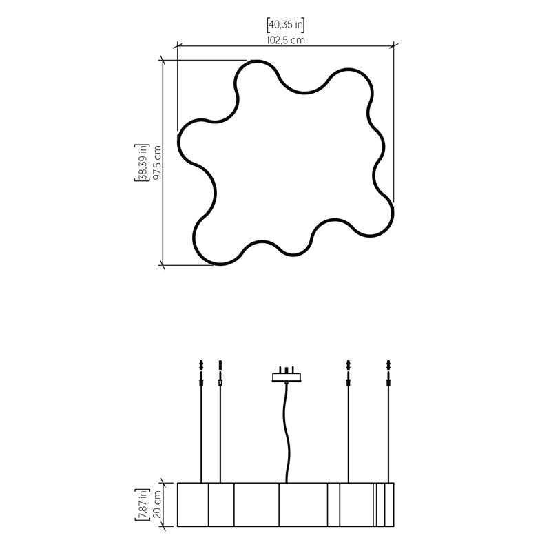 1 - Light LED Pendant