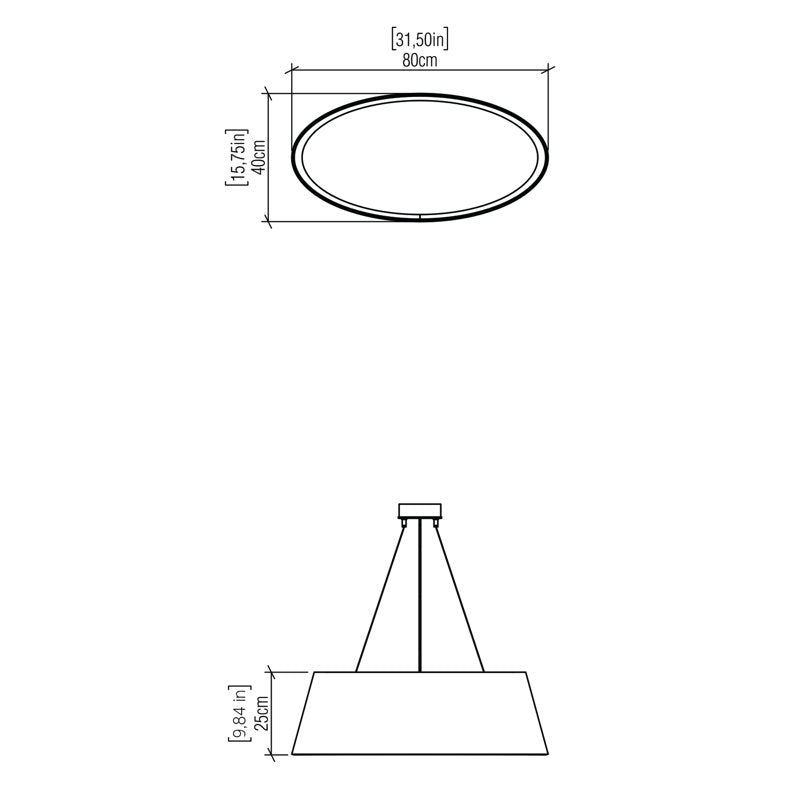 1 - Light LED Pendant