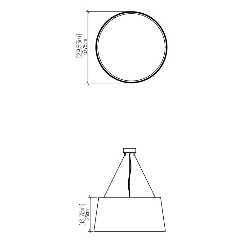 1 - Light LED Pendant