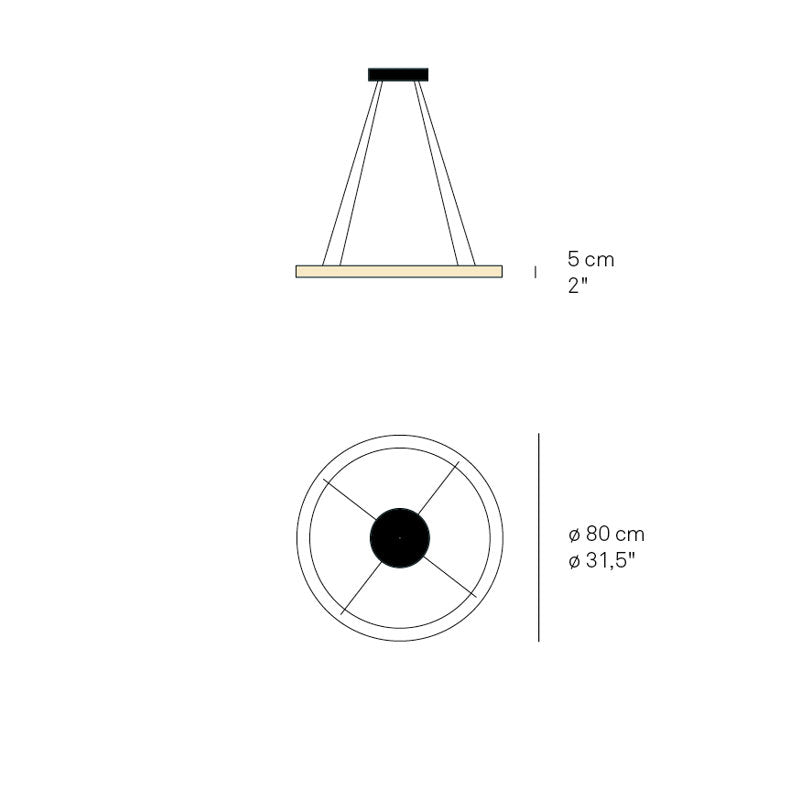 1 - Light LED Pendant