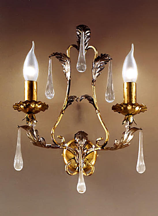 2-Light Candle Wall Light