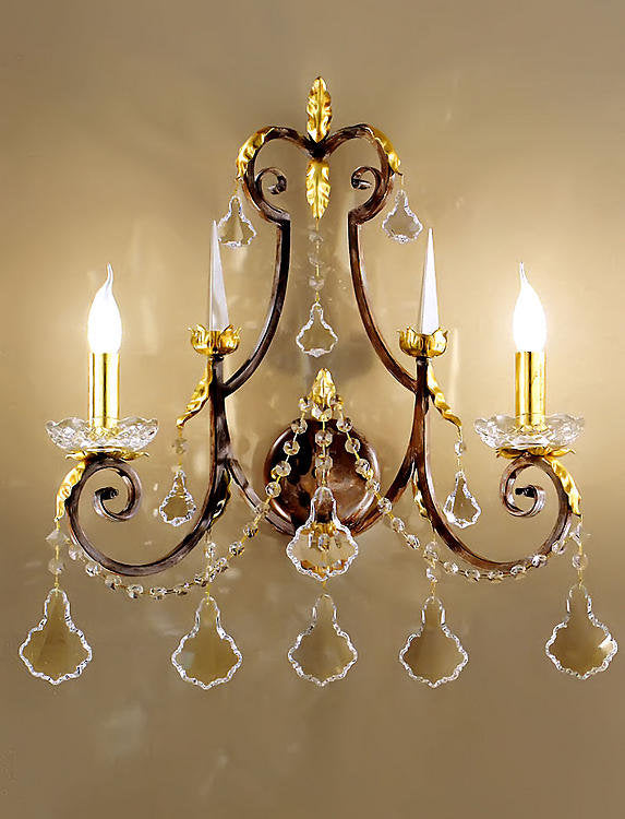 2-Light Candle Wall Light