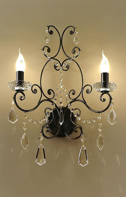 2-Light Candle Wall Light