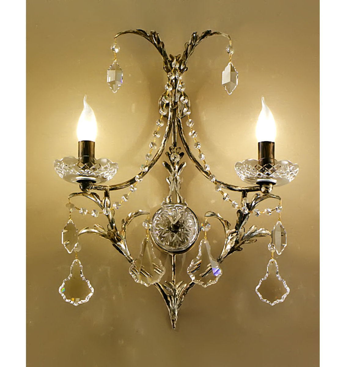 2-Light Candle Wall Light
