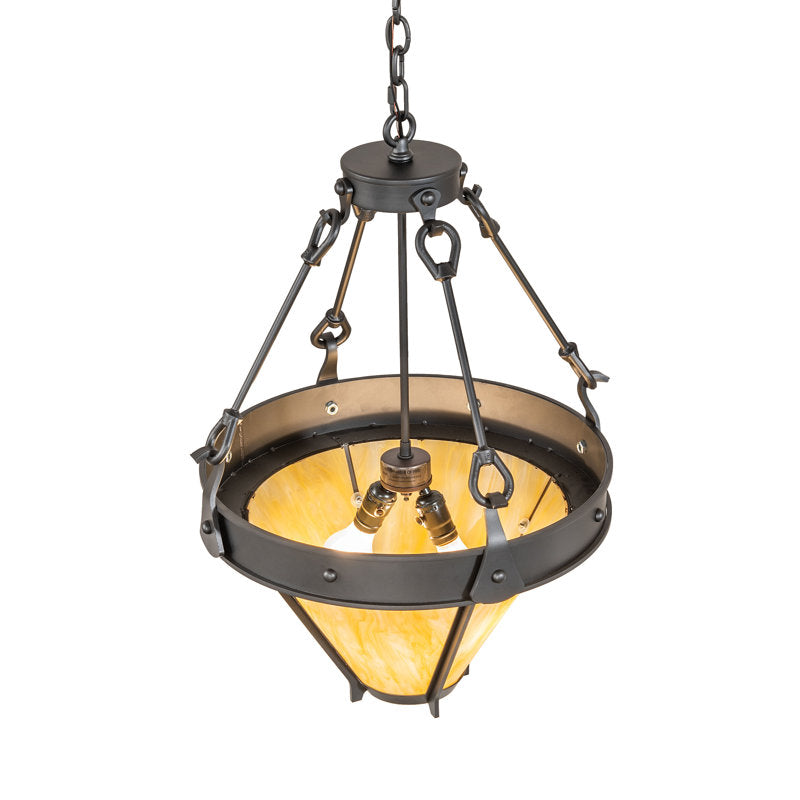 21" Wide Nehring Inverted Pendant
