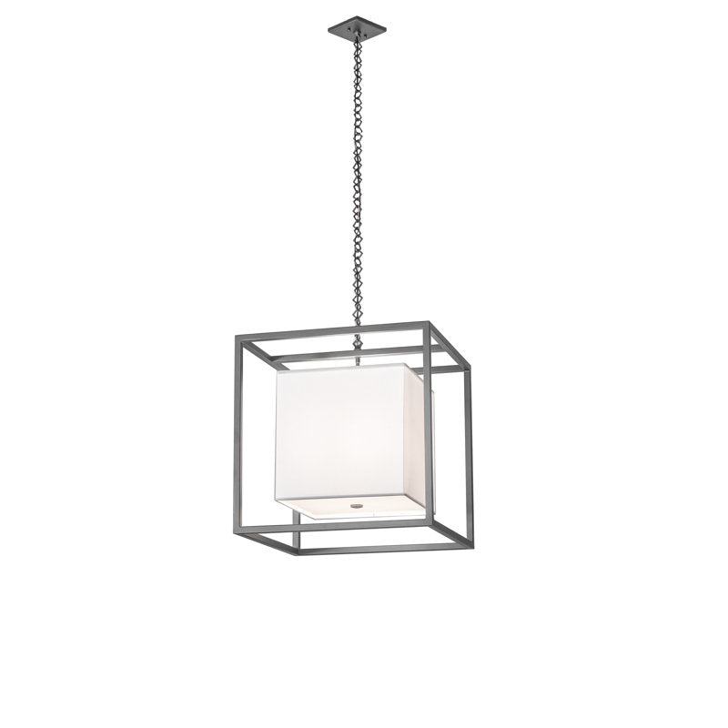 22" Square Kitzi Box Pendant