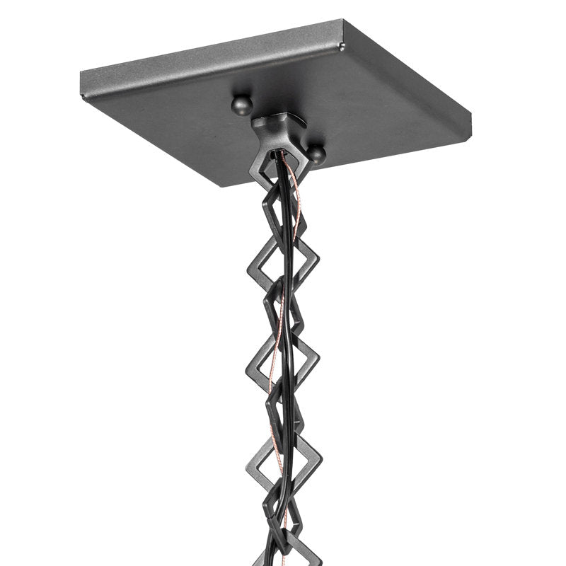 22" Square Kitzi Box Pendant