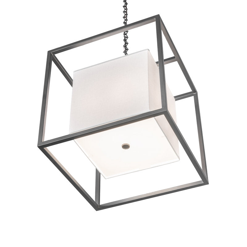 22" Square Kitzi Box Pendant