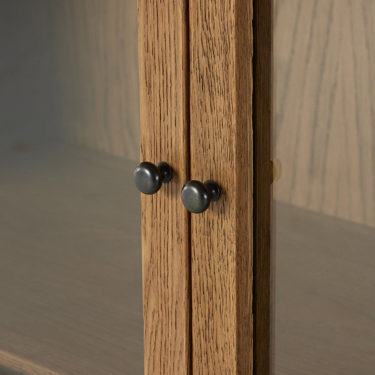 Four Hands Millie Panel and Glass Door Cabinet