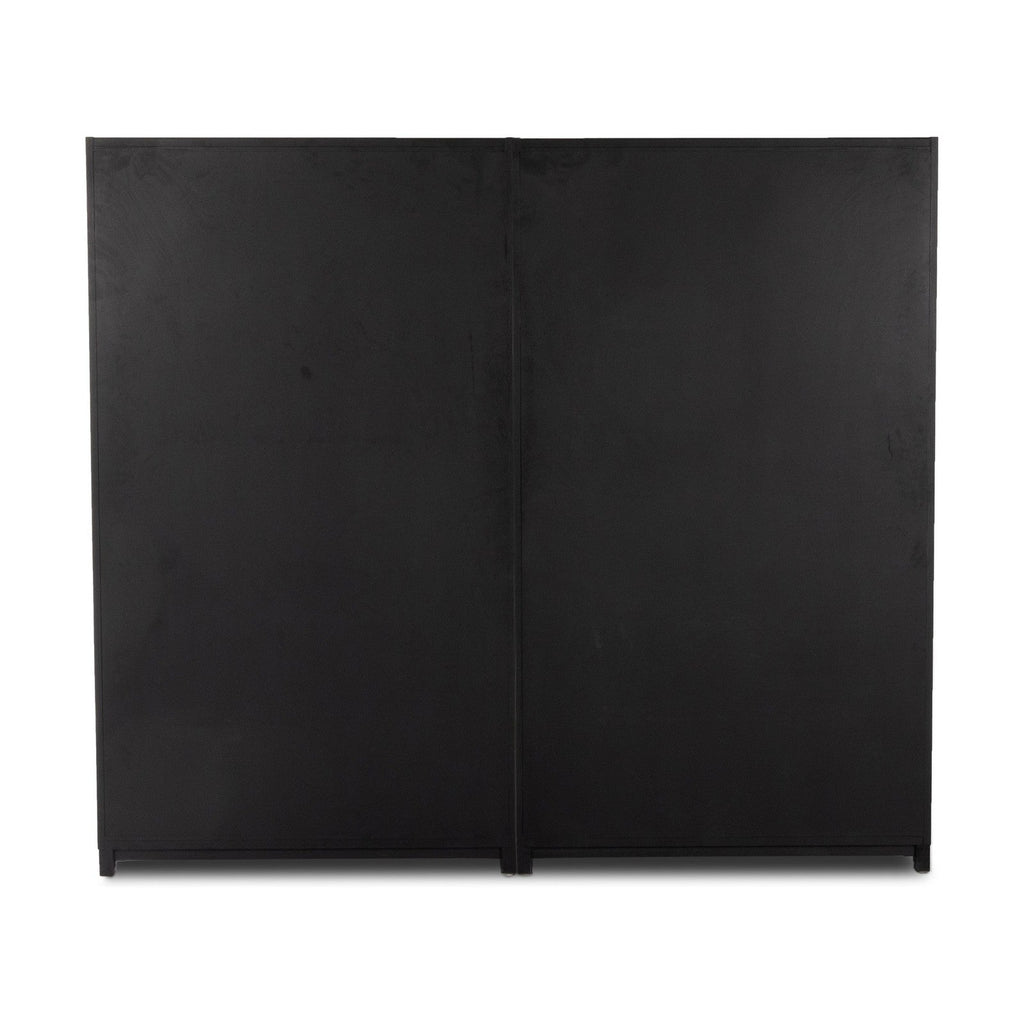 Four Hands Millie Panel and Glass Door Double Cabinet