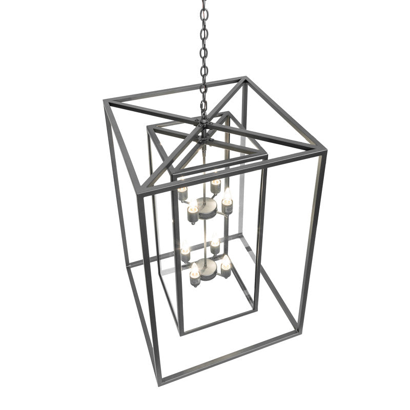 25" Square Kitzi Box Pendant
