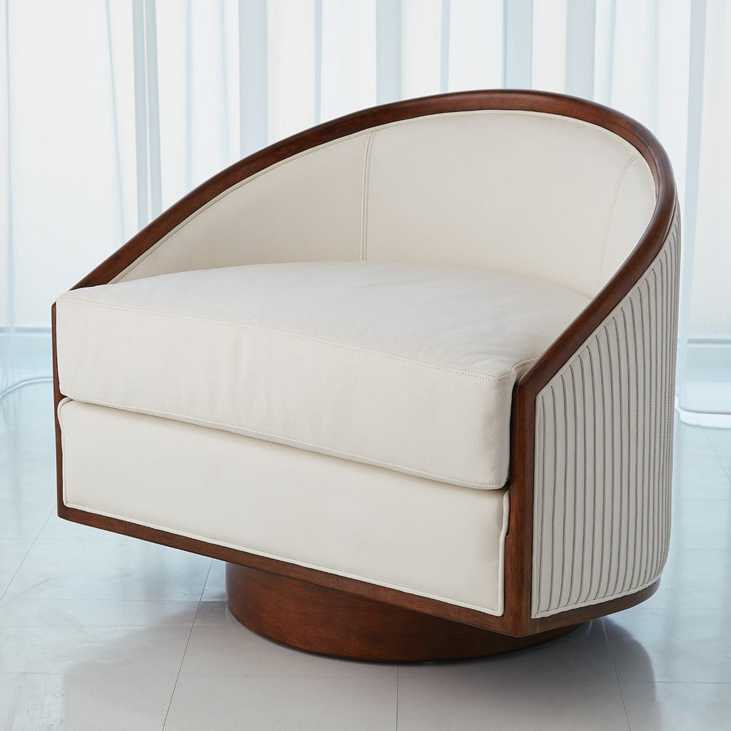 Global Views Swivel Chair