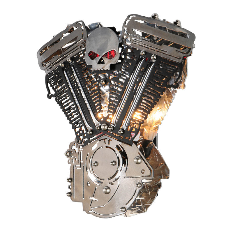2 - Light Flush Mounted Sconce