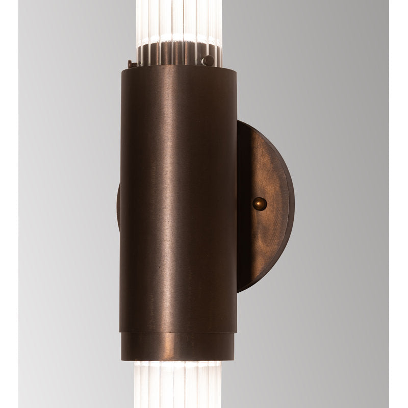 2 - Light LED Flush Mounted Sconce