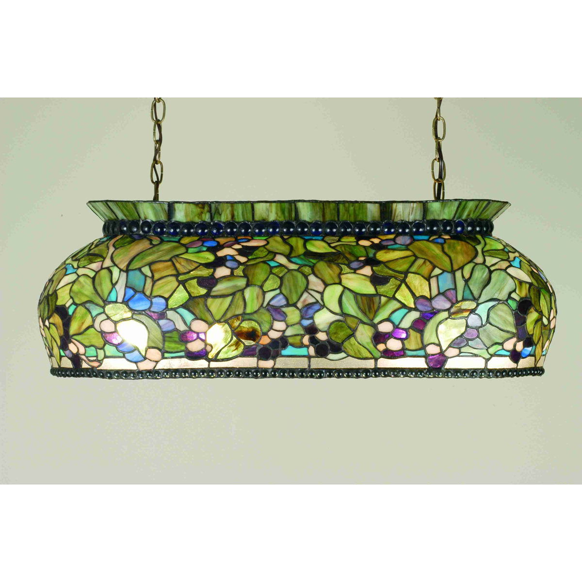 33"L GRAPE OBLONG PENDANT.612