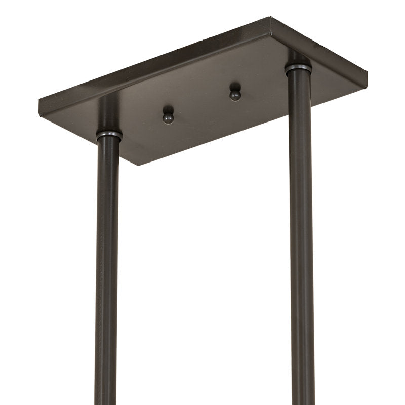 36" Long Quadrato Lounge Oblong Pendant