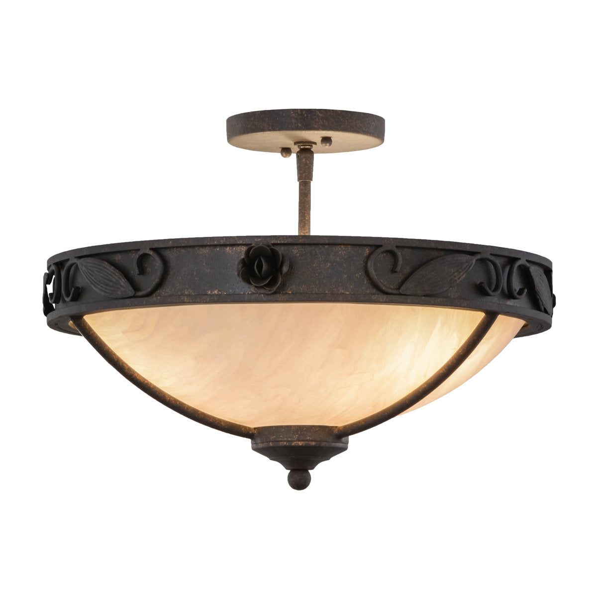 3 - Light Semi Flush Mount