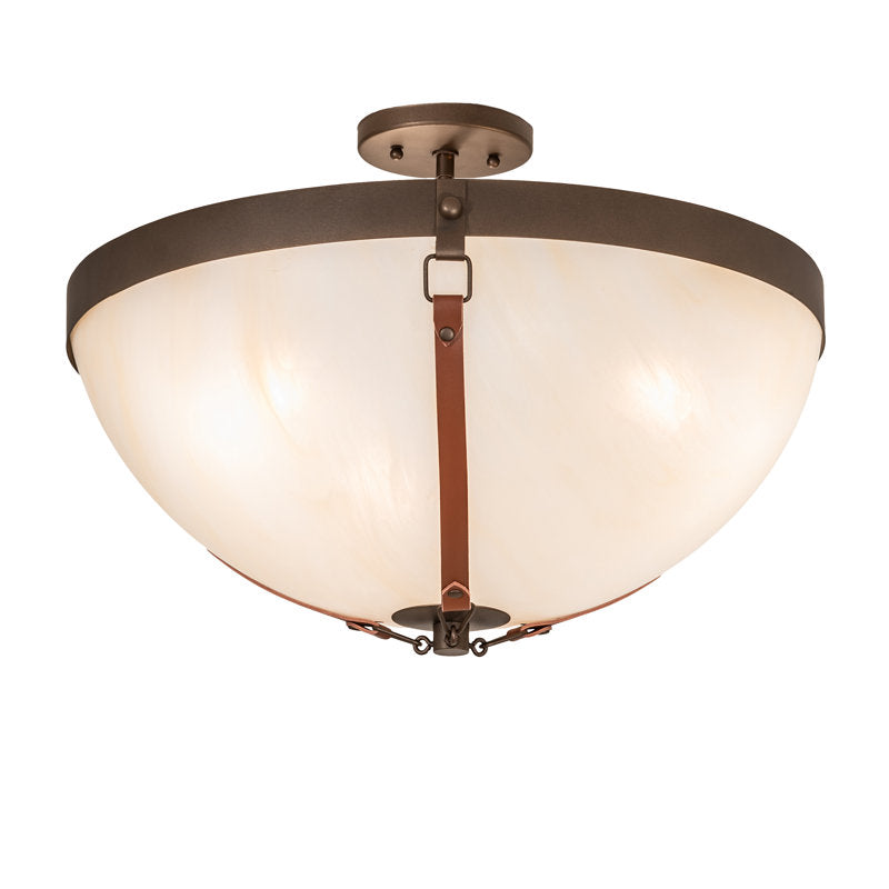 3 - Light Semi Flush Mount