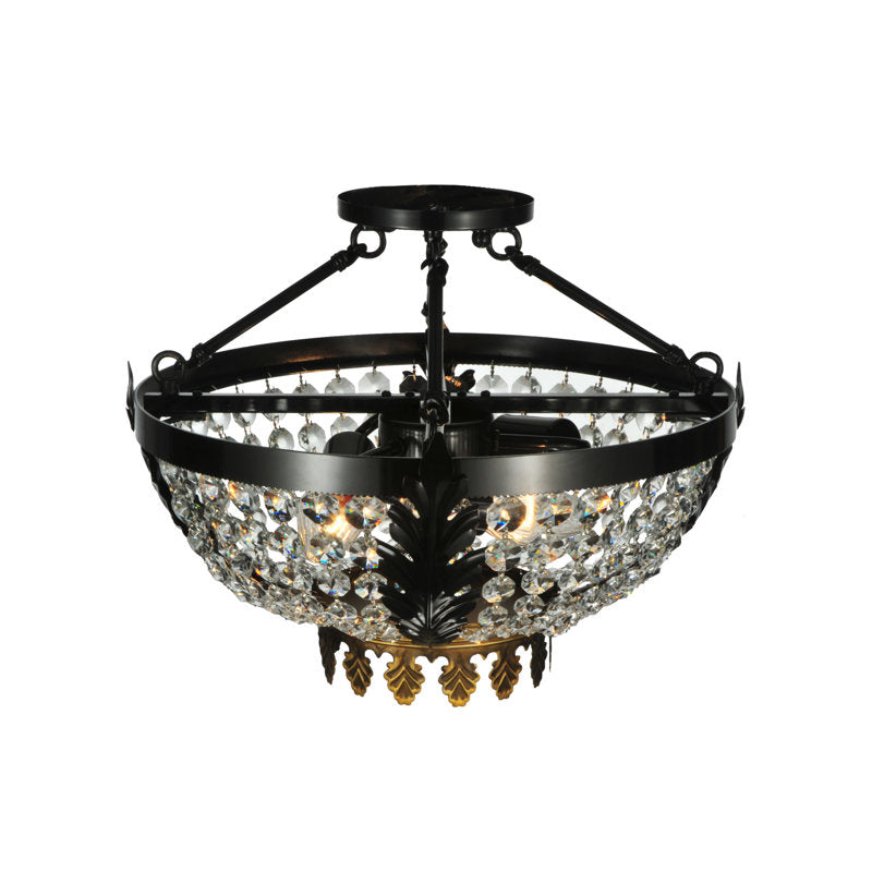 3 - Light Semi Flush Mount