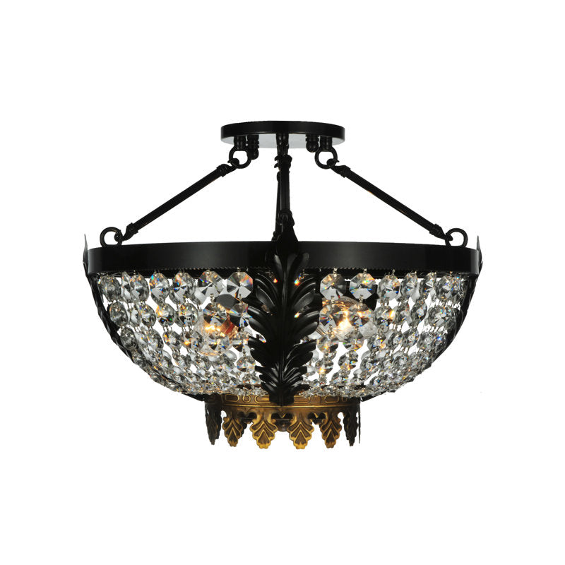 3 - Light Semi Flush Mount