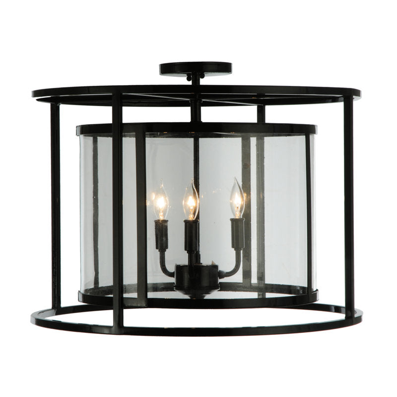 3 - Light Semi Flush Mount