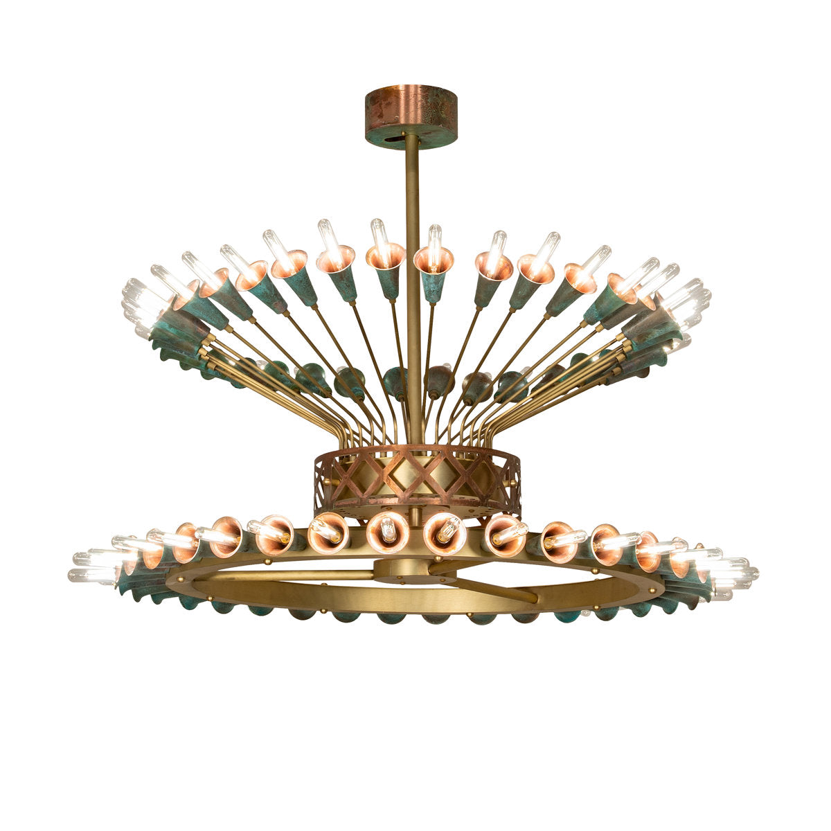 43" Wide Coyle 72 Light Chandelier