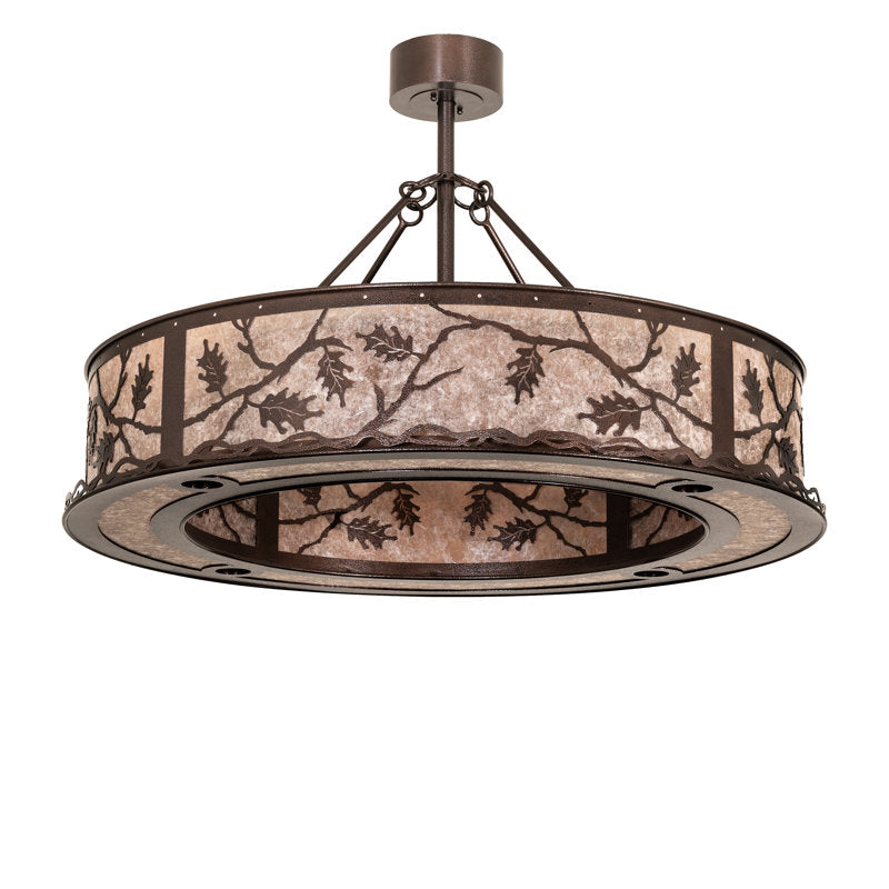 45" Wide Oak Leaf Pendant