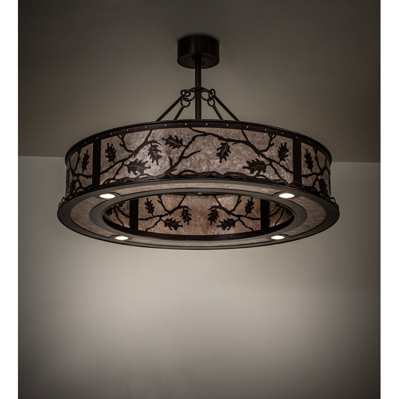 45" Wide Oak Leaf Pendant