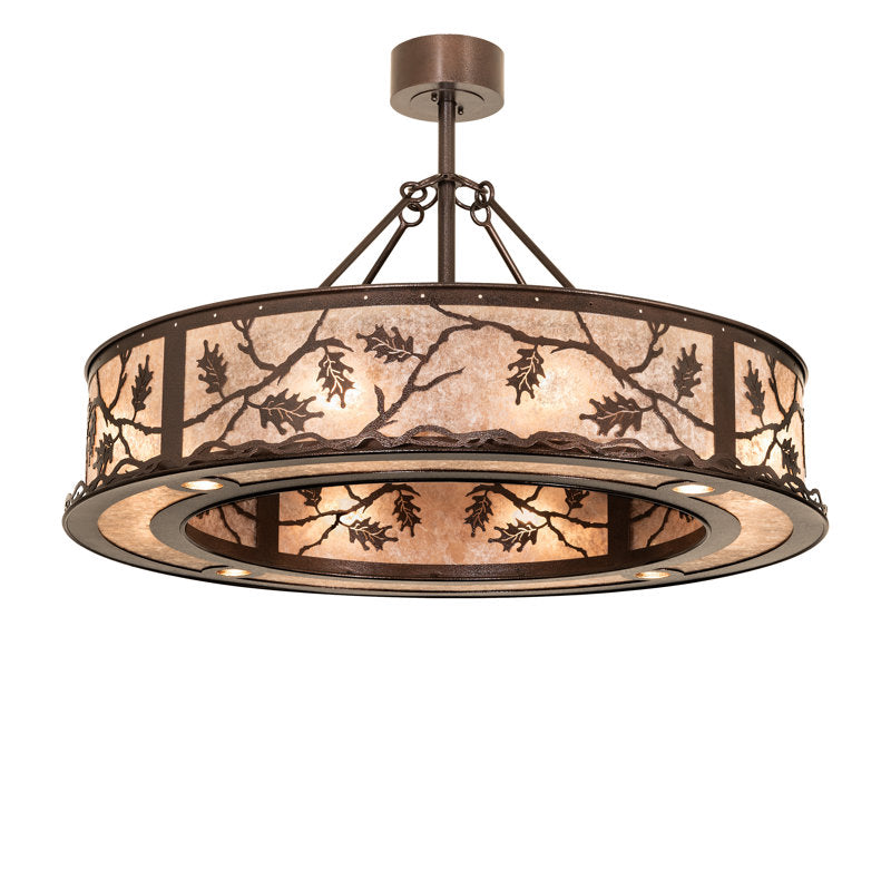 45" Wide Oak Leaf Pendant