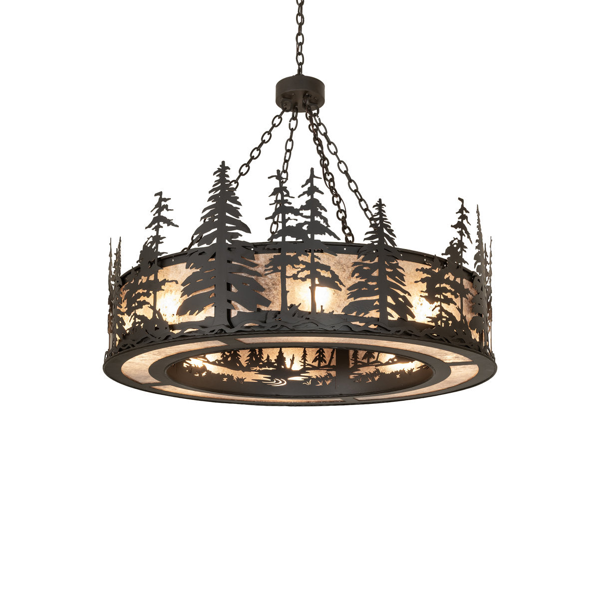 45" Wide Tall Pines Pendant