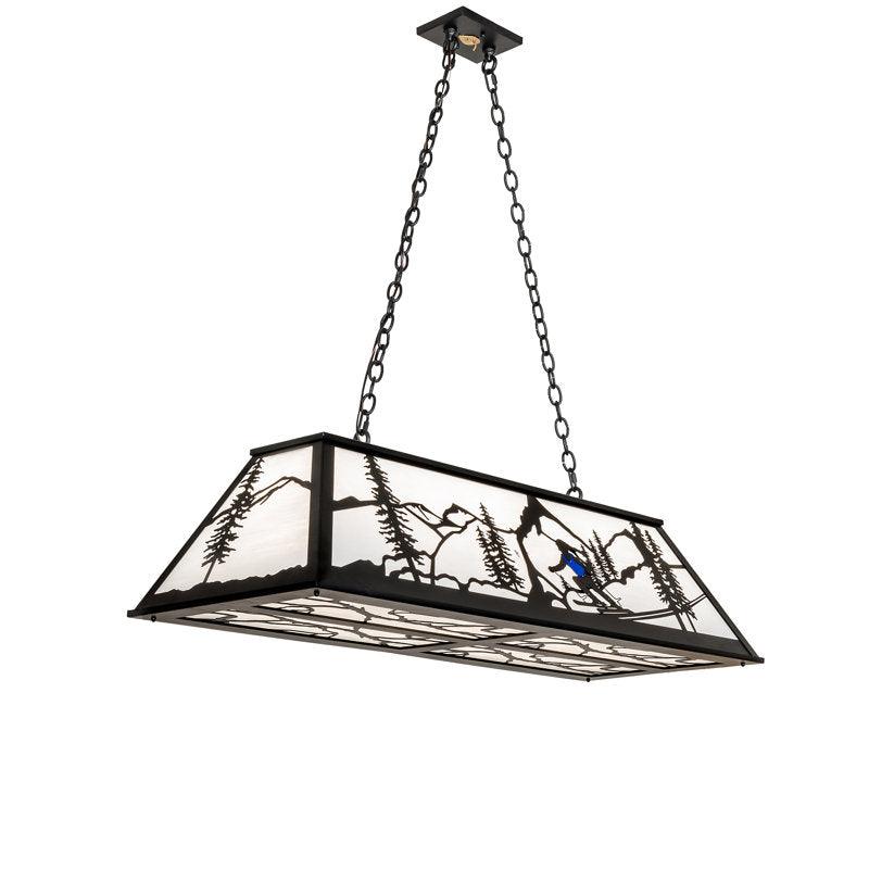 48" Long Alpine Oblong Pendant