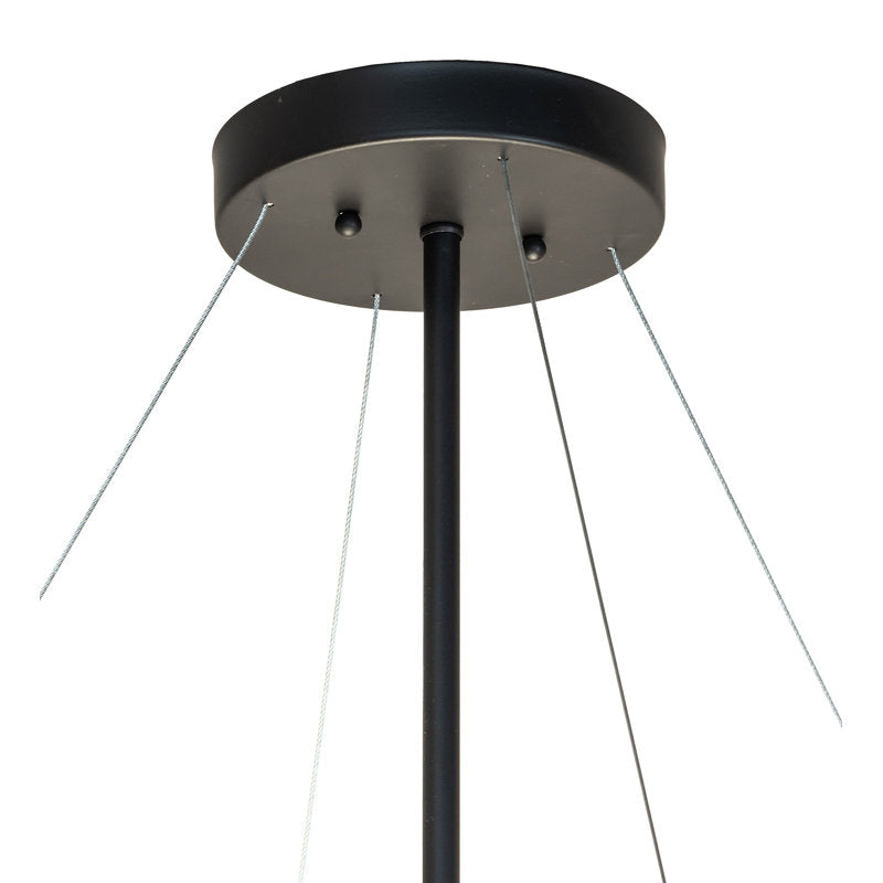 48" Wide Cilindro Natural Textrene Pendant
