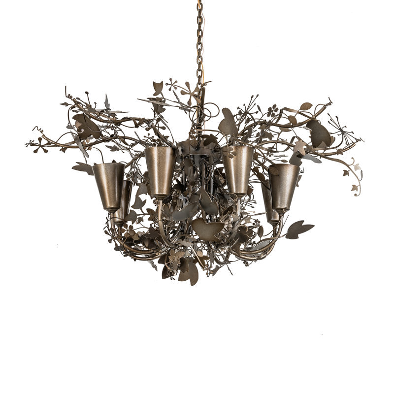 48" Wide Lau Lau 8 Light Chandelier