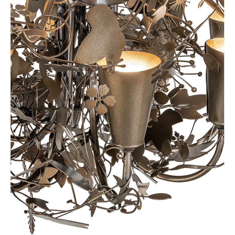 48" Wide Lau Lau 8 Light Chandelier