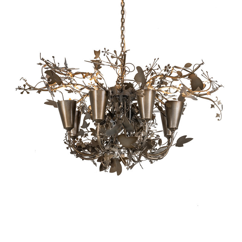 48" Wide Lau Lau 8 Light Chandelier