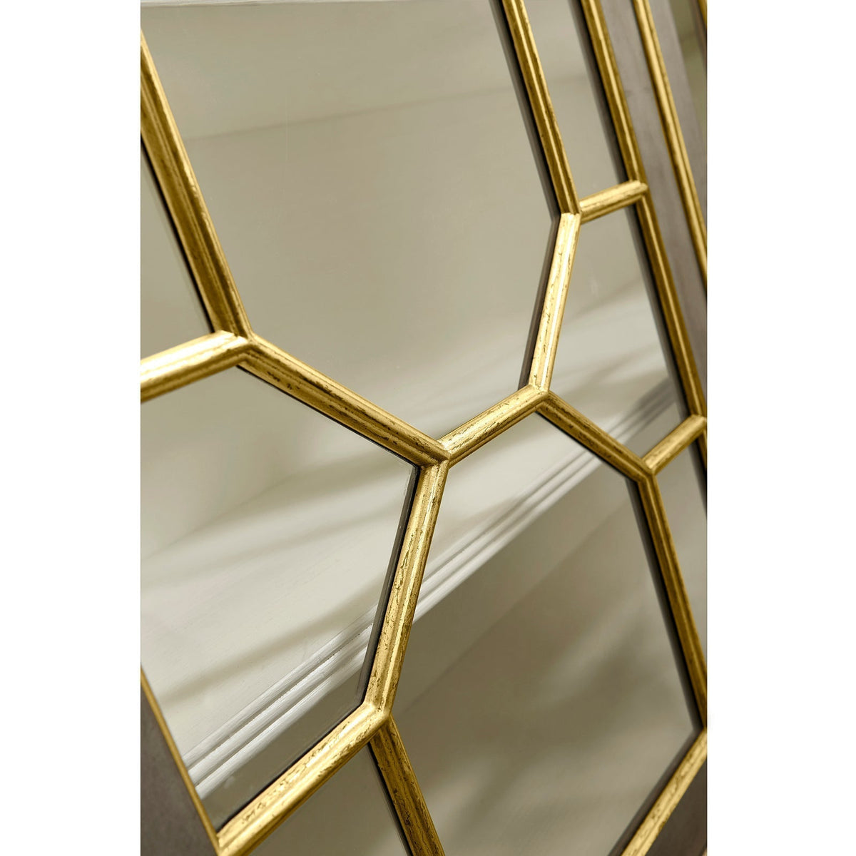 Jonathan Charles Buckingham Georgian Grey & Gilded Secretary Cabinet (492260-PBG)