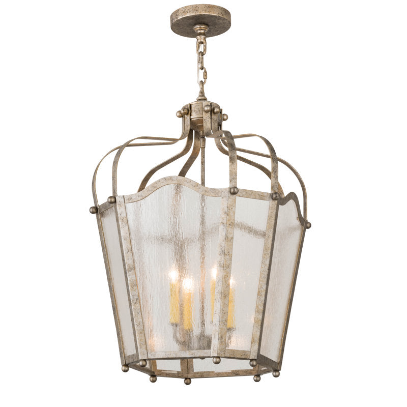 4 - Light Glass Chandelier
