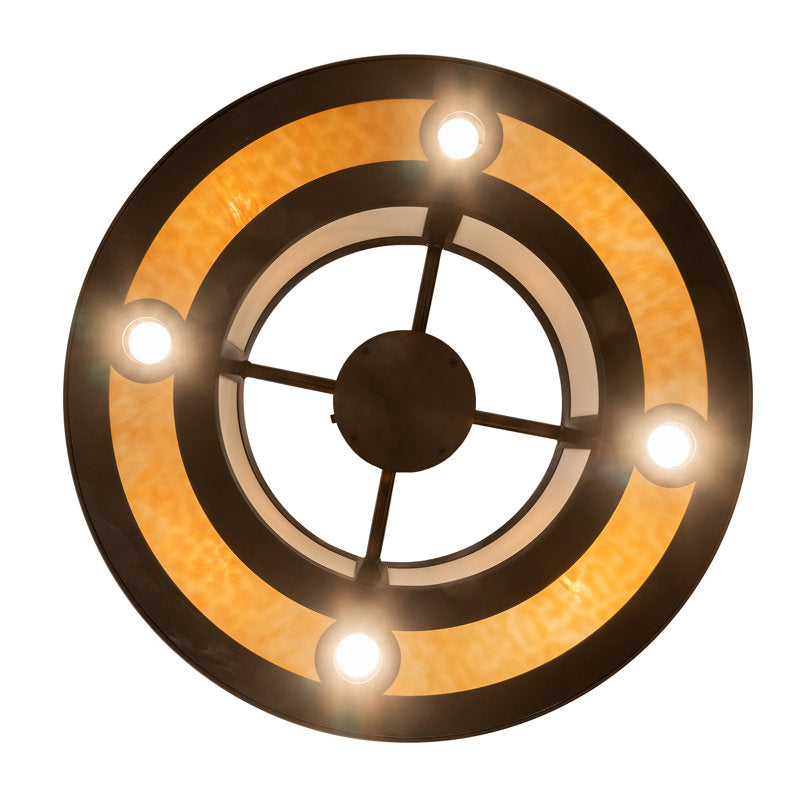 4 - Light Semi Flush Mount