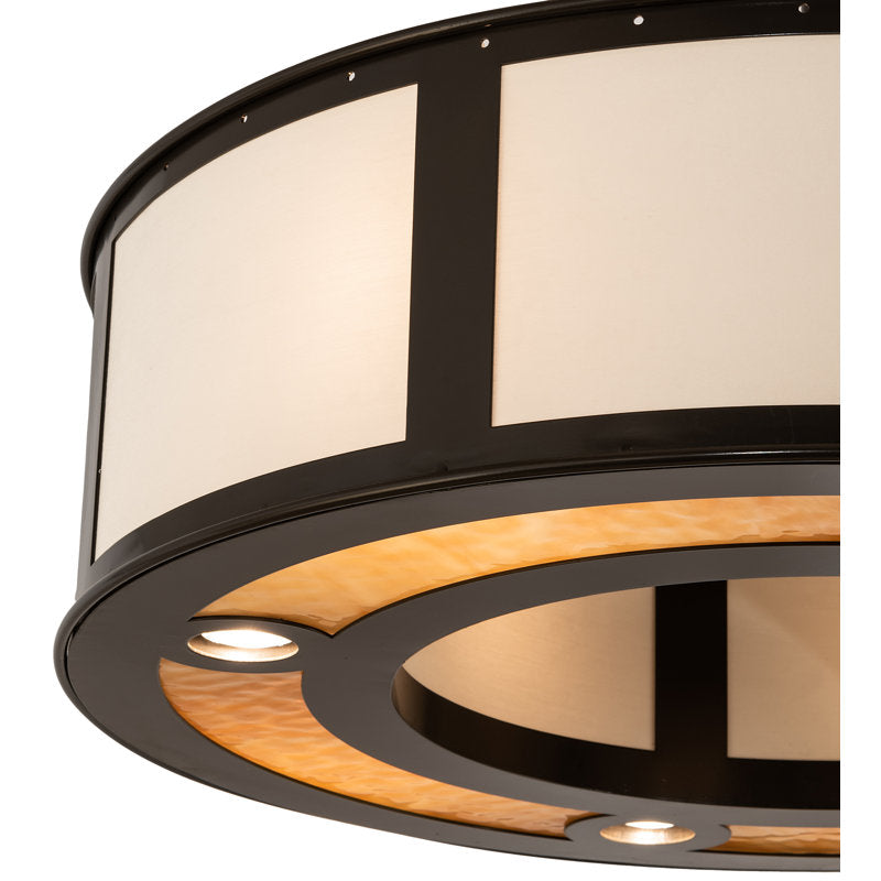 4 - Light Semi Flush Mount