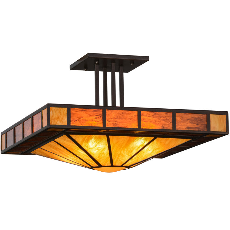 4 - Light Semi Flush Mount