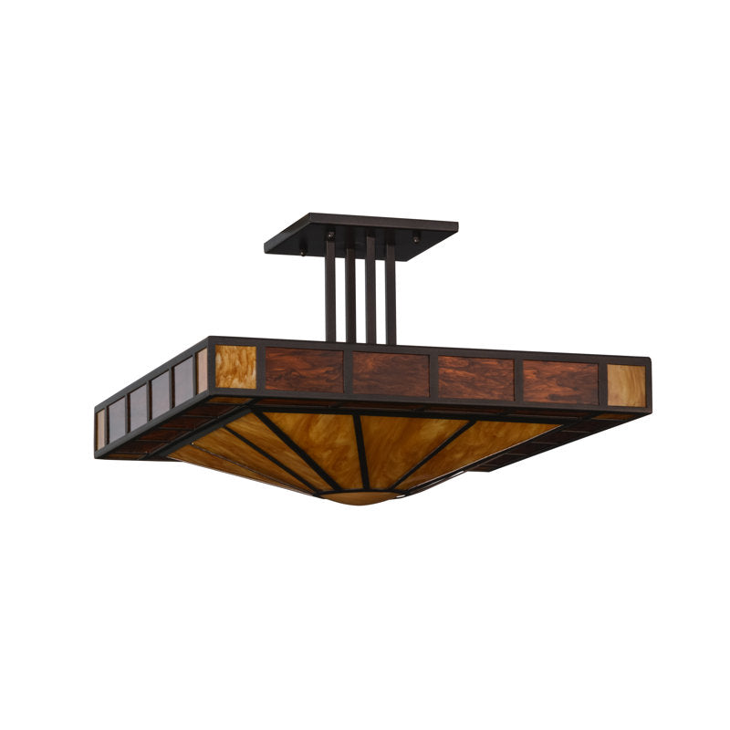 4 - Light Semi Flush Mount