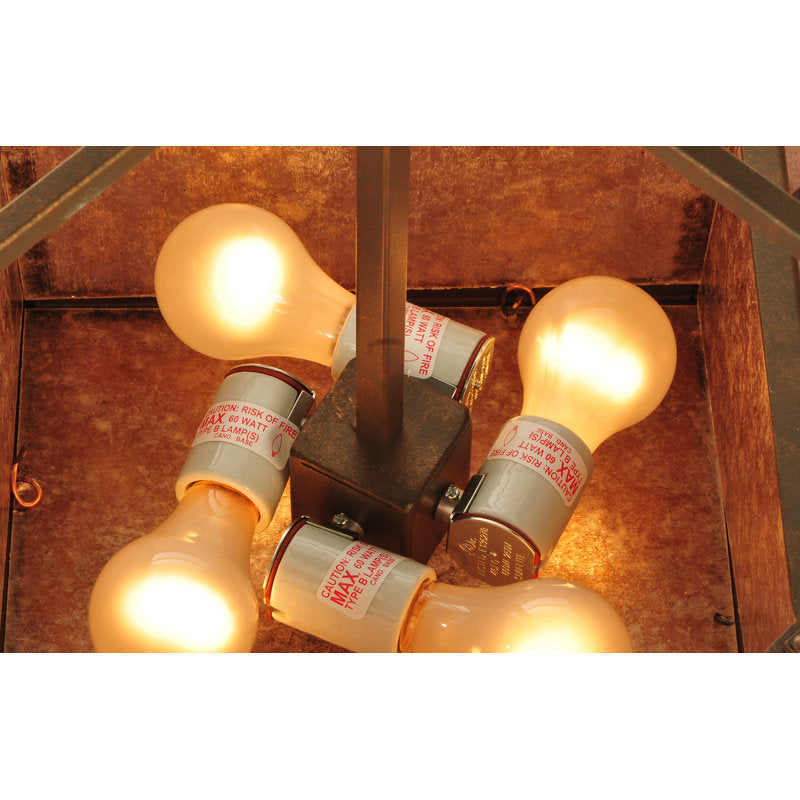 4 - Light Semi Flush Mount