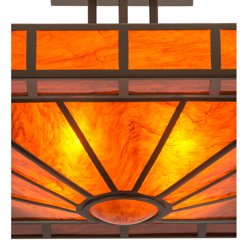 4 - Light Semi Flush Mount