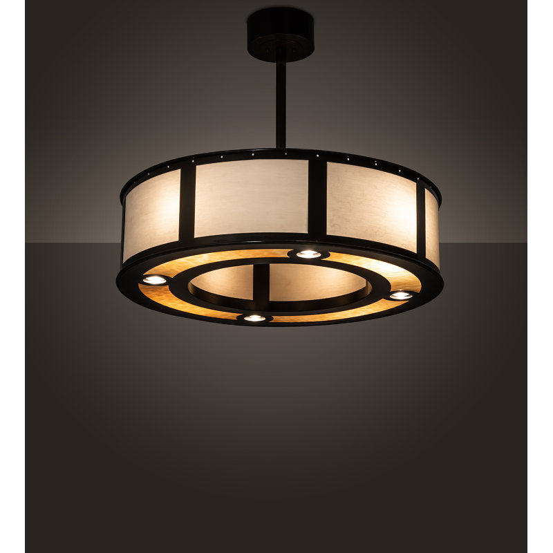 4 - Light Semi Flush Mount